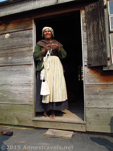 Kelly, an interpreter at Fort Stanwix National Monument, New York