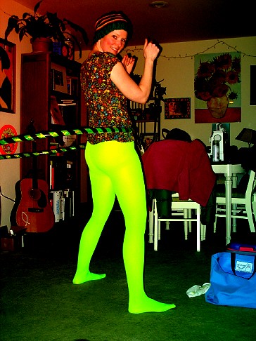 neon tights, I am SO IN LOVE with my neon green tights from…