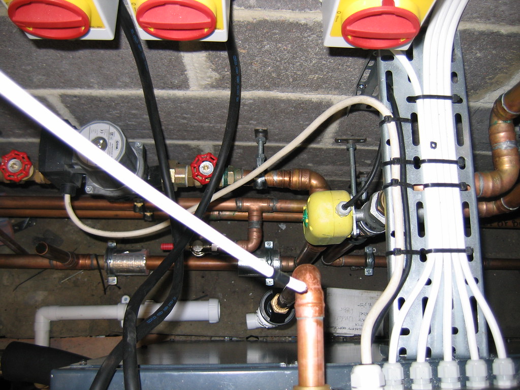 Heat Pump: Heat pump wiring and plumbing