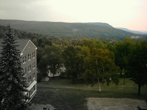 view from holmes hall