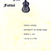 Notre Dame Folk Festival program cover 1965