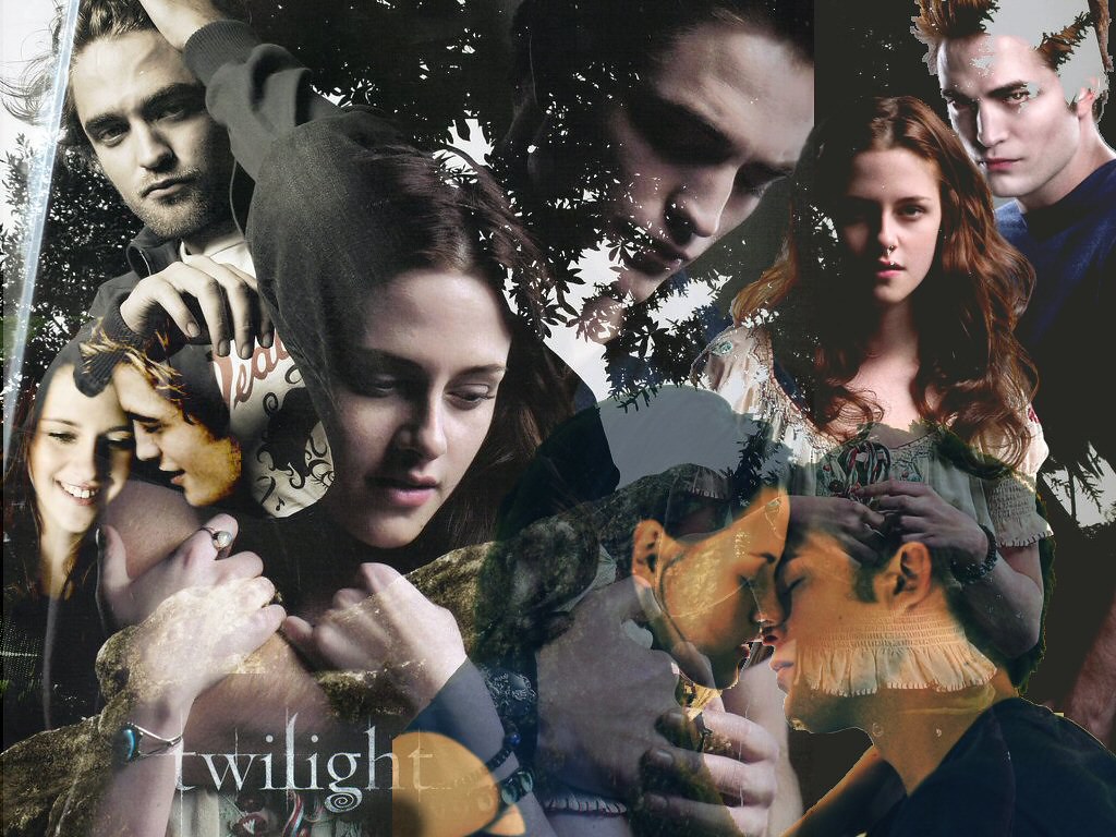 Twilight-Edward & Bella | Wallpaper/Collage I made of Edward… | Flickr