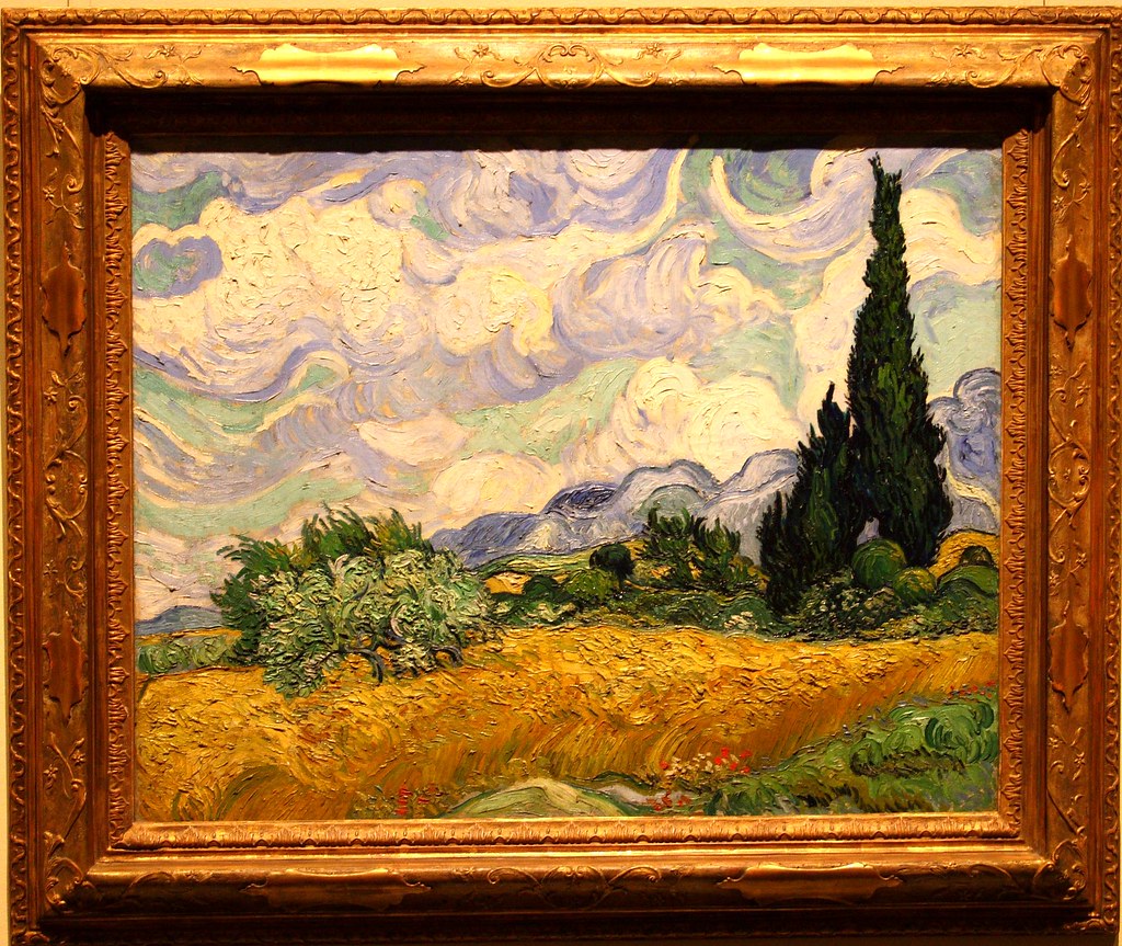 Van Gogh S Wheat Field With Cypresses 18 At The Met Flickr