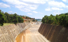 Le deversoir - barrage Ghrib