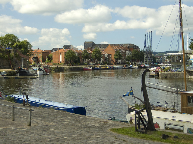 Bristol Floating Harbour from Redcliffe Way