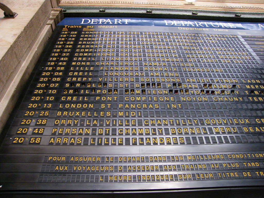 Train Indicator Train indicator board | The only place we visited where they… | Flickr