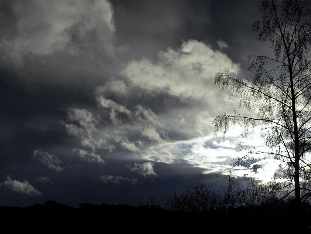 Dark Clouds Hanging In The Sky II by widmatt