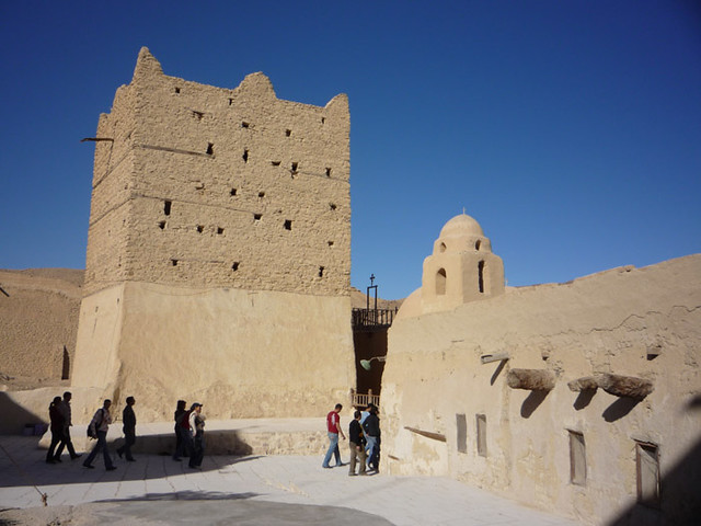 HURGHADA, EGYPT - Monastery of St. Paul - castle keep/ ХУРГАДА, ЕГИПЕТ - Монастырь Св. Павла