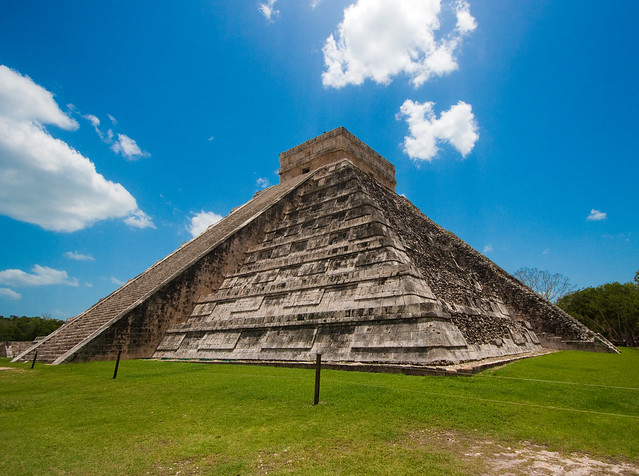 Pyramid at  Chichen Itza