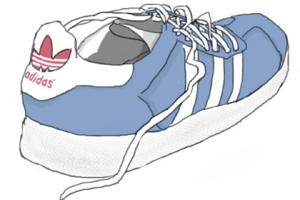 Adidas Gazelle | Drawn in Brushes and Sketchbook Pro on my i… | Rob Mance |  Flickr