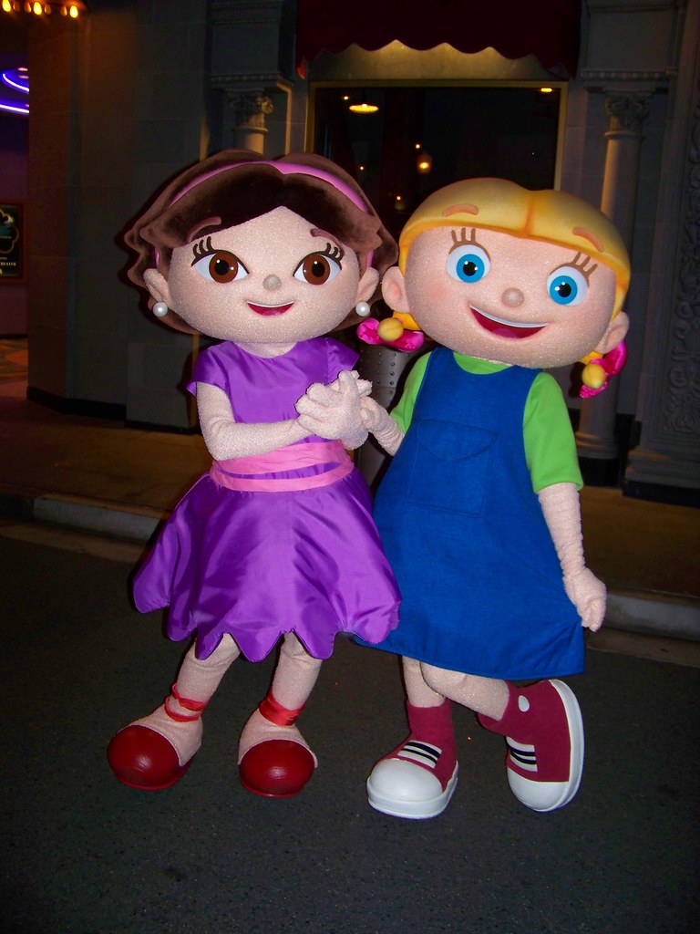 June and Annie from The Little Einsteins play at Mickey's … | Flickr