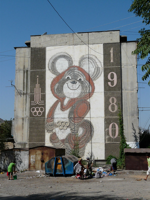 Misha the 1980 olympics mascot