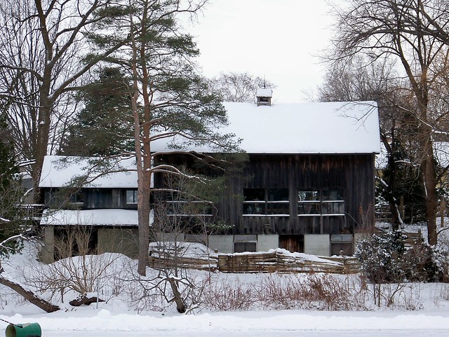 Barn, dating back to the 1860s, formerly used as a match factory