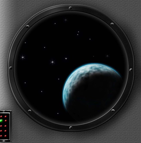 Porthole into space | Decided the starry sky needed somethin… | Flickr