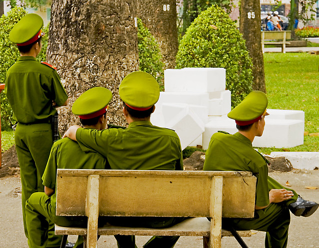 Les valeureux policiers de Saigon