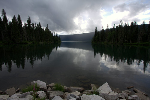 Meziadin Junction Lake by Marieks, sunset mountain snow canada mountains alaska ferry glacier stewart bcferries alaskahighway bearglaci