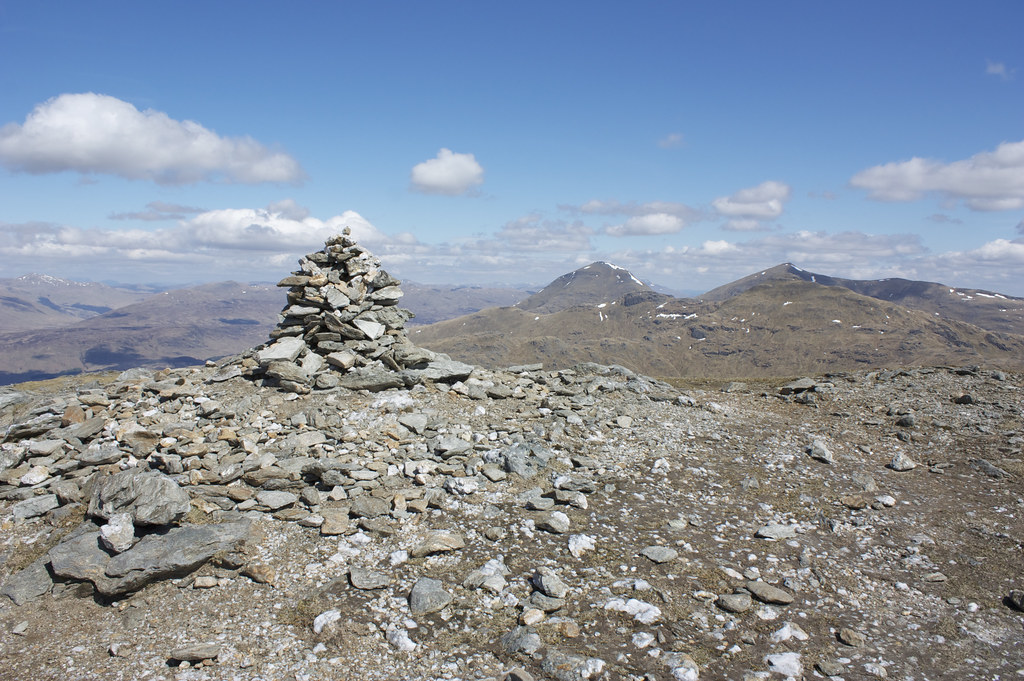 Summit cairn of An Caisteal