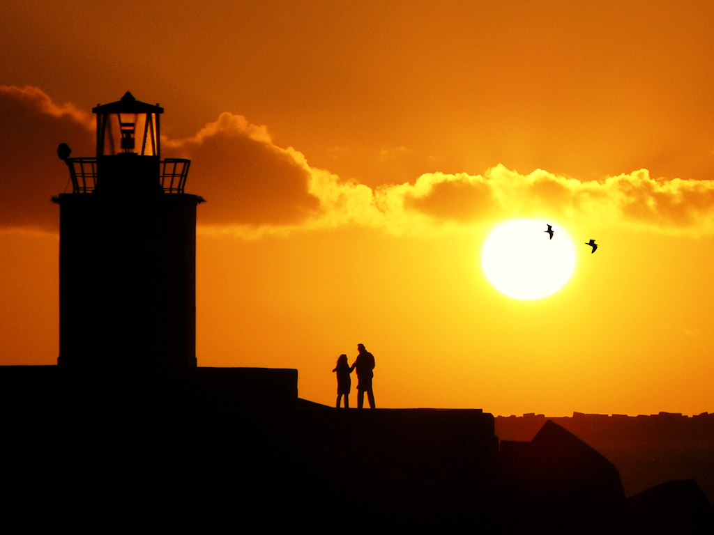 It takes two for a sunset tango! by B℮n