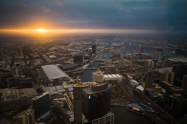 Melbourne from the Eureka Tower