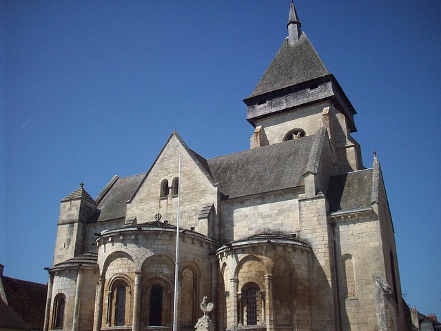 Eglise de Saint-Marcel, Indre.