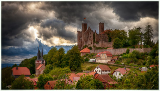 Clouds over Hanstein Castle