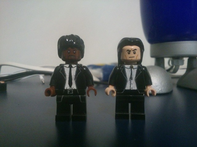 Jules Winfield and Vincent Vega (credit to The Moose Figs)