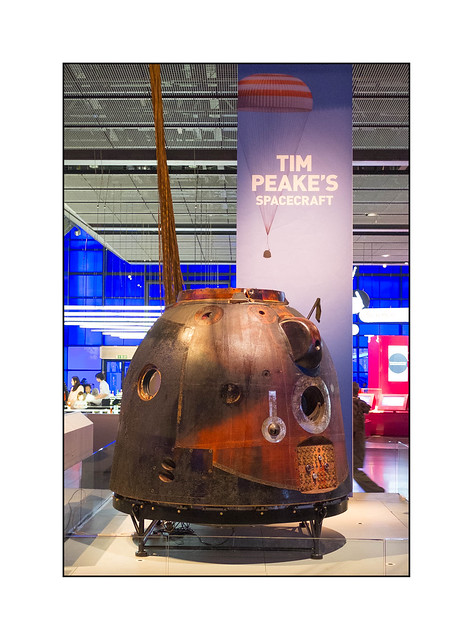 Major Tim Peake's Space Capsule (Soyuz TMA-19M), London, England.