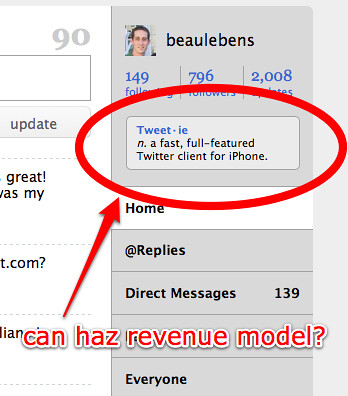 Twitter Revenue Model?