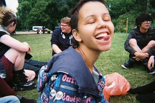 put that tongue back in your mouth you vulgar child. | by an.thology