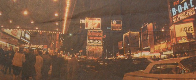 Times Square Panorama 1963 Vintage New York City