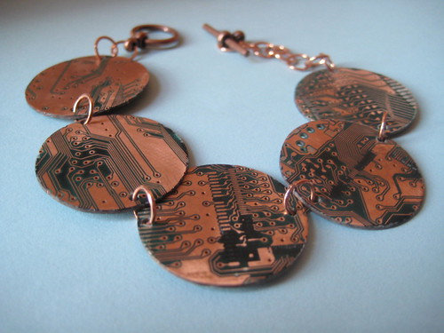 Upcycled Computer Jewelry | by vincentshoes