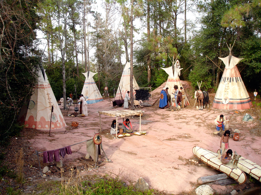 Native Camp This Native American camp is also visible from… Flickr