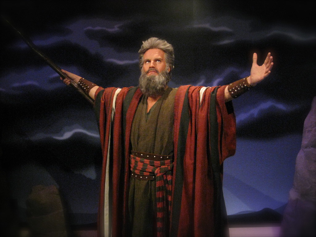 Charlton Heston as Moses in "The Ten Commandments" - a photo on Flickriver