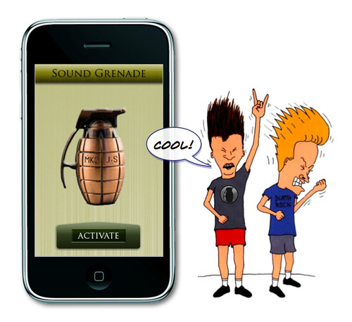 Sound Grenade iPhone App | by Photo Giddy