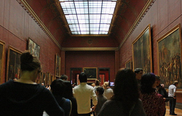 at the Louvre