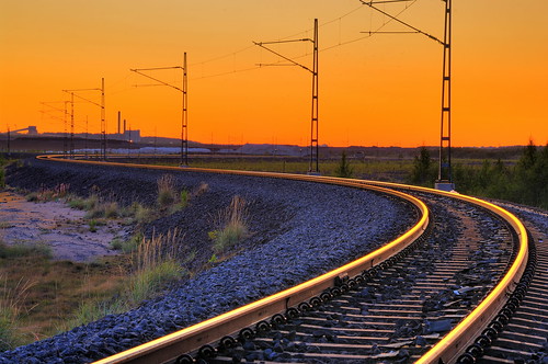 sunset train iron pentax sweden harbour steel railway ore hdr patrik lkab smörgåsbord luleå sandskär norrbotten engman colorphotoaward k20d malmhamn