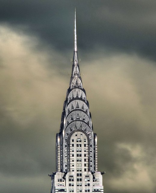 iconic Art Deco skyline in Manhattan