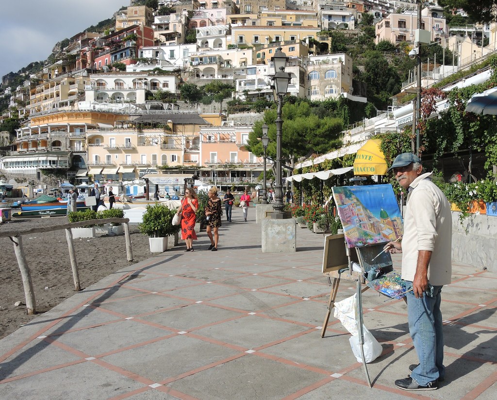 Italy (Positano) Street painter | Güldem Üstün | Flickr