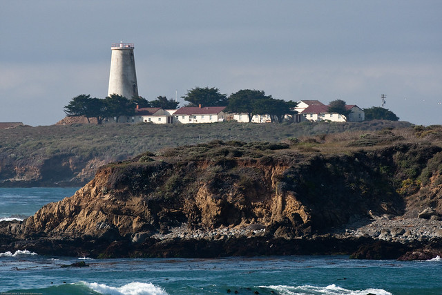The Piedras Blancas Light Station is just north of the Elephant Seal viewing area.
