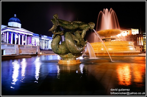 Colors of London Trafalgar Square at Night | Please don't us… | Flickr