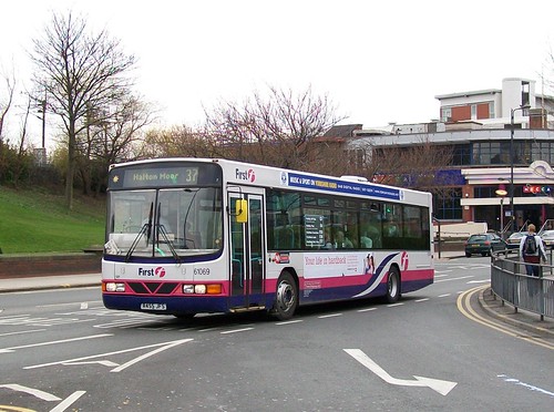 R455JFS First Leeds Scania L113CRL 61069 | by Sharksmith