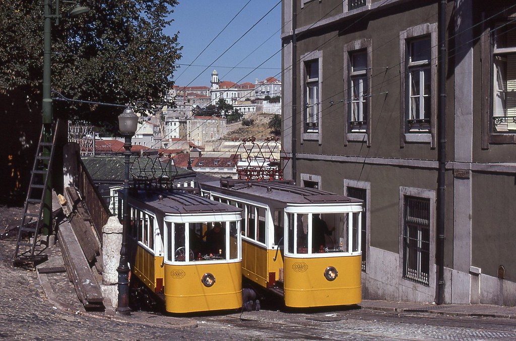 Trams funiculaire de Lisbonne (Portugal)