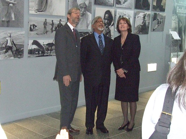 Arun Ghandi, the speaker for the Margaret Harris lecture at the University of Dundee on 7 October 2009