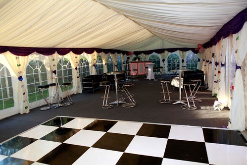 Why not hire our Black and White Dance Floor