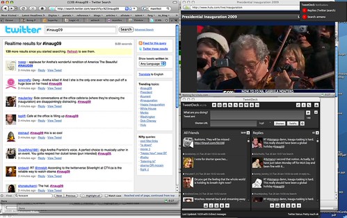 What my screen looks like on Inauguration day | by David Armano