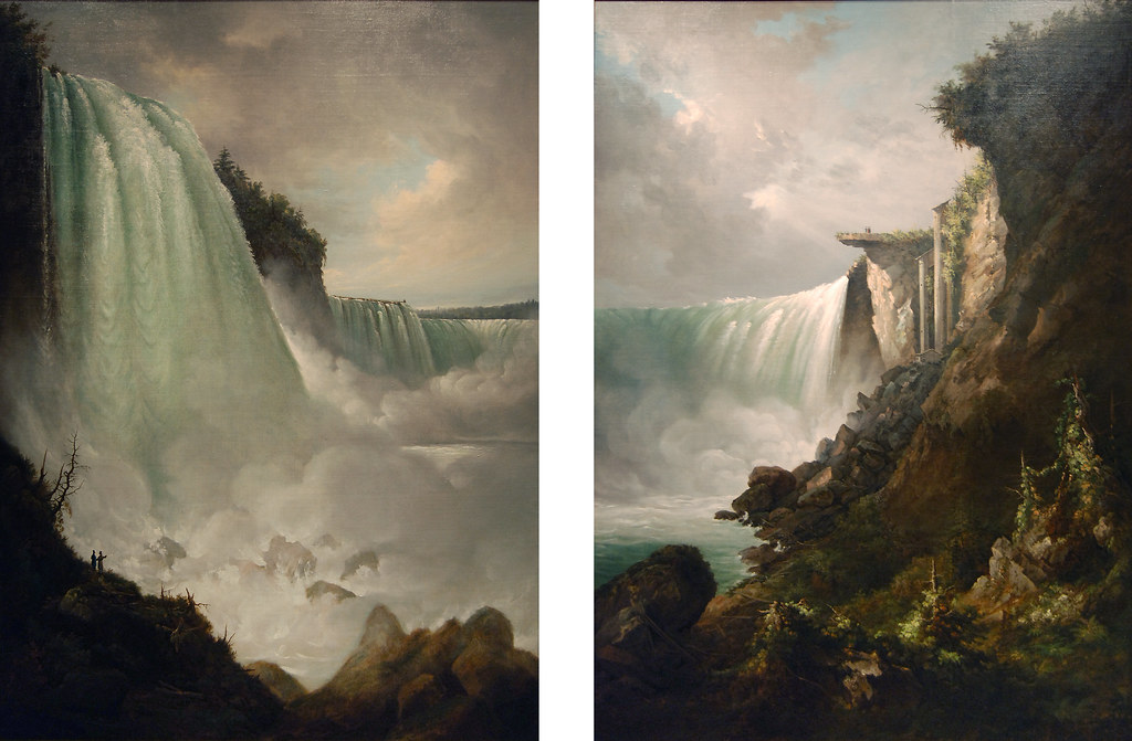 Horseshoe Falls from below the High Bank, ca. 1832