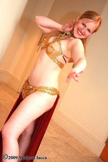 Maddie Slave Leia by Michael Iacca