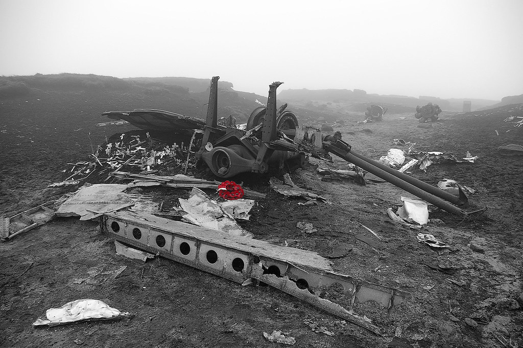 B29 Superfortress wreckage on Bleaklow