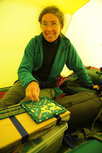 Scrabble i teltet