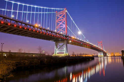 Benjamin Franklin Bridge, Philadelphia by Kbedi